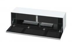 Lowboard Soundbase S | Weiß / Schwarz -Komm Store 12344567 9 201901221118
