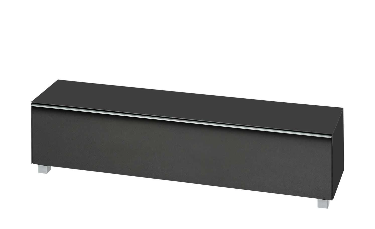 Lowboard Soundbase L | Schwarz 2 Lowboard Soundbase L | Schwarz – Bild 2