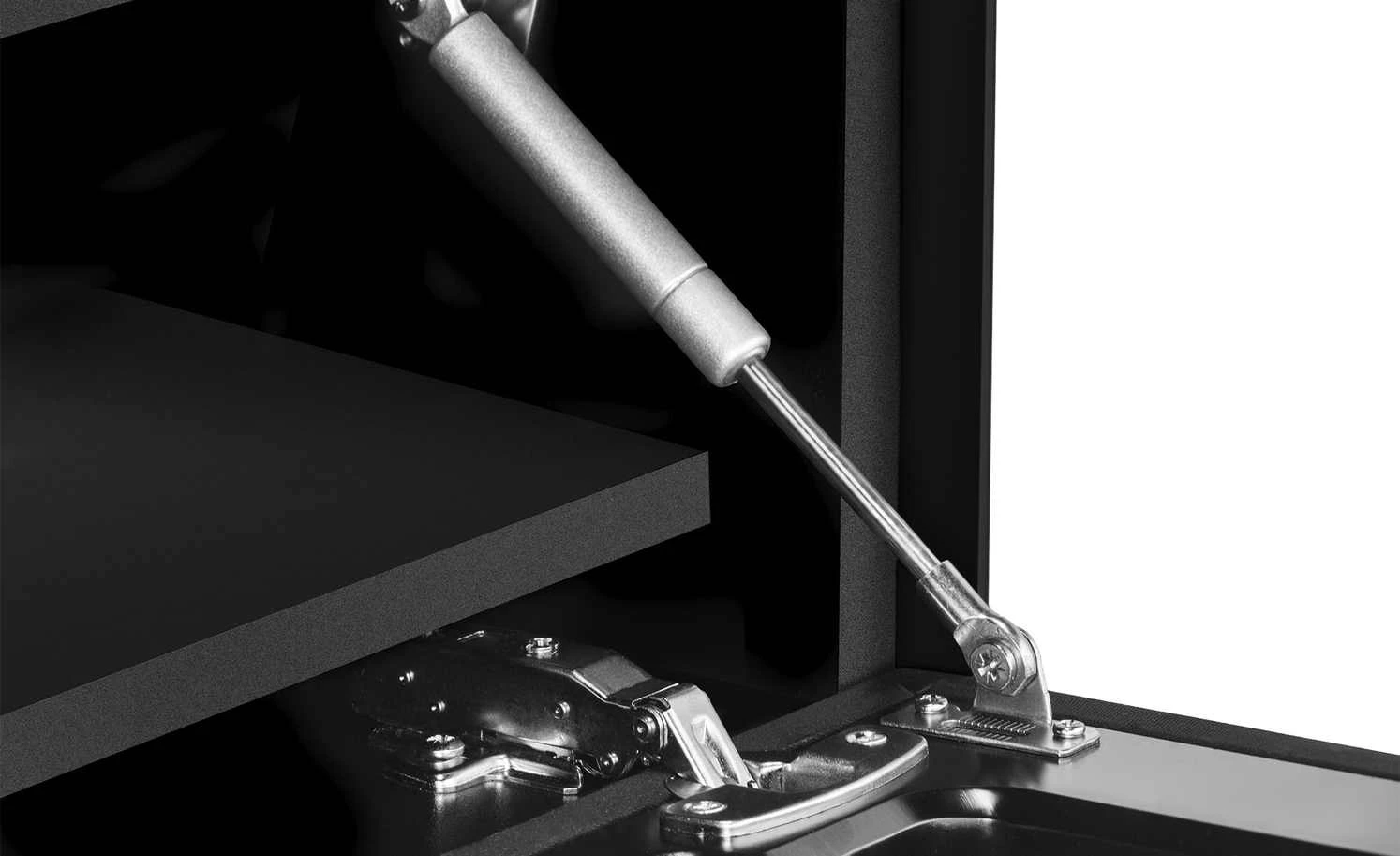 Lowboard Soundbase L | Schwarz 5 Lowboard Soundbase L | Schwarz – Bild 5