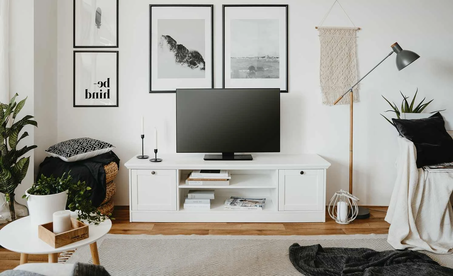 TV-Lowboard Laurito | Weiß 1 TV-Lowboard Laurito | Weiß