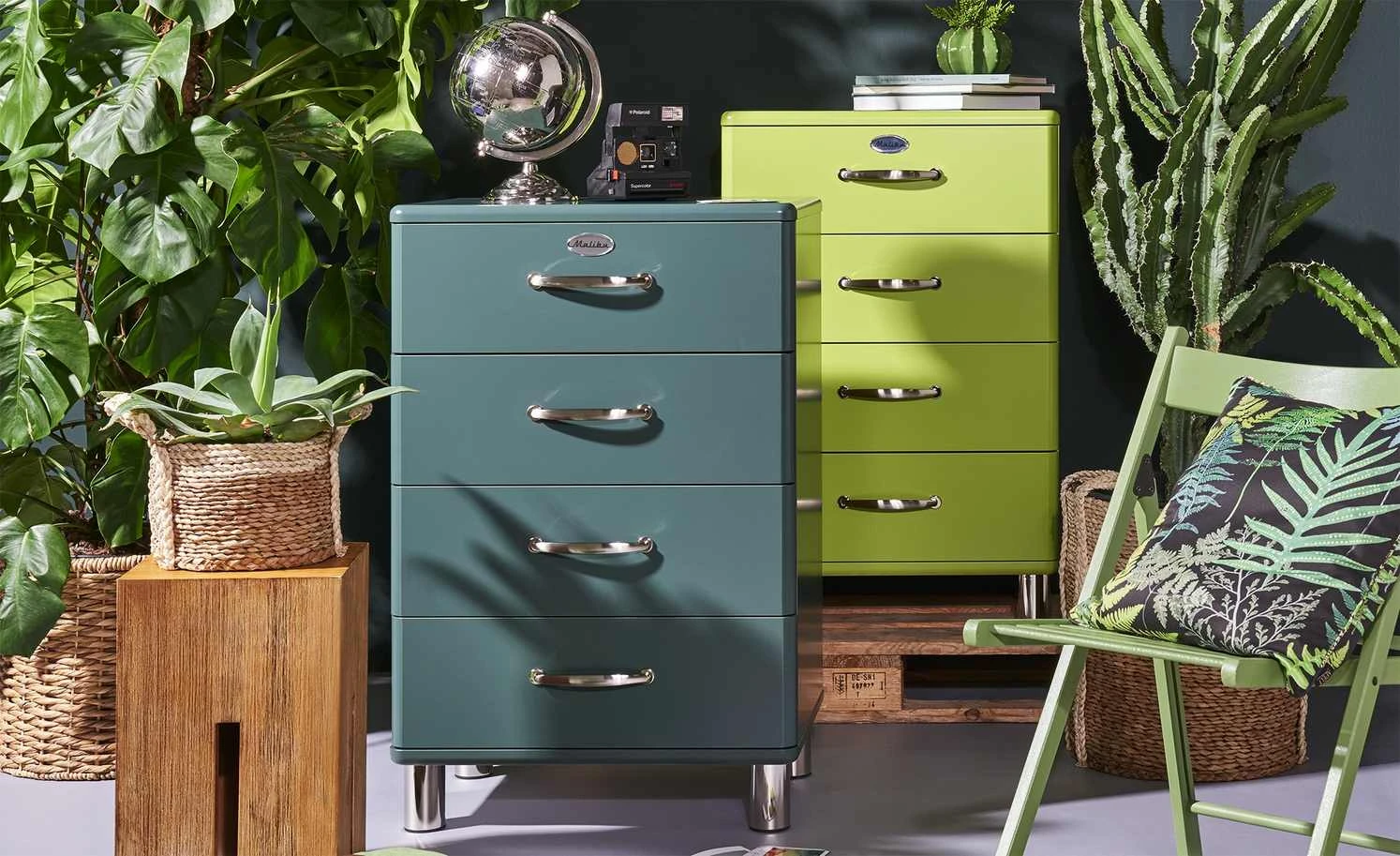 Kommode Malibu | Moosgrün 2 Kommode Malibu | Moosgrün – Bild 2