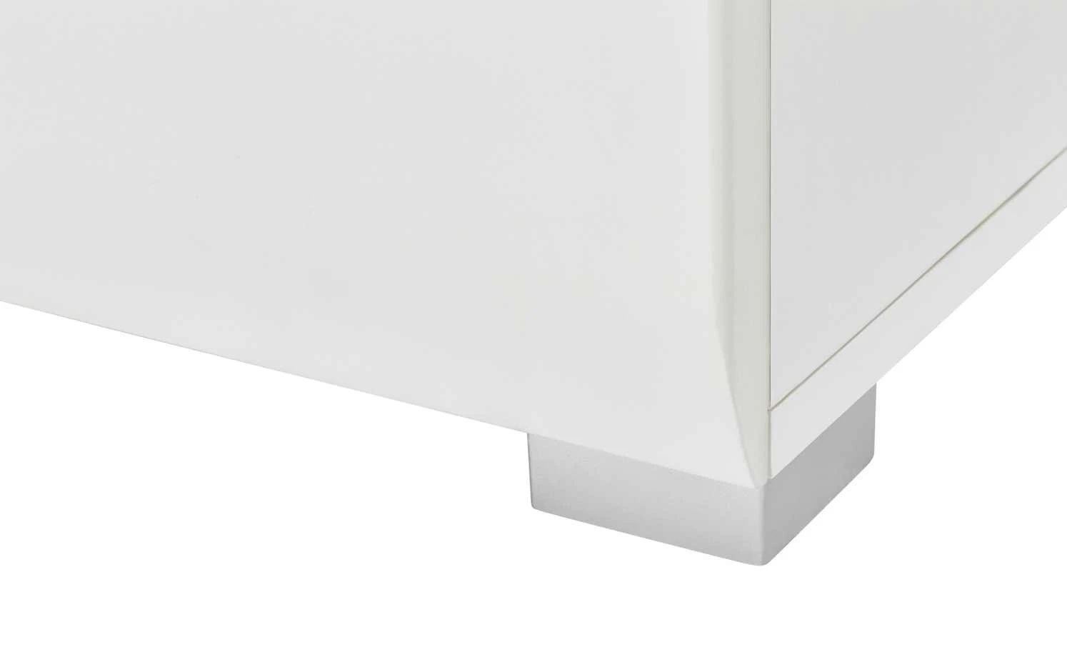 Kommode Cortina | 140|cm Weiß / Hirnholz (Nachbildung) 6 Kommode Cortina | 140|cm Weiß / Hirnholz (Nachbildung) – Bild 6