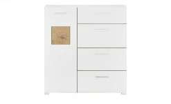 Kommode Cortina | 100|cm Weiß / Hirnholz (Nachbildung) -Komm Store 12347839 9 201811271536