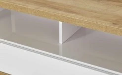 TV-Bank Meßbach III | Weiß / Riviera Eiche (Nachbildung) -Komm Store 12349490 10 201811271607