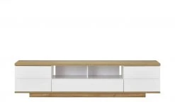 TV-Bank Meßbach III | Weiß / Riviera Eiche (Nachbildung) -Komm Store 12349490 3 201811271607