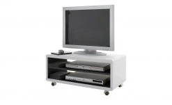 TV-Lowboard Corvara | Weiß / Schwarz 5 TV-Lowboard Corvara | Weiß / Schwarz -Komm Store 12349704 3 201811271607