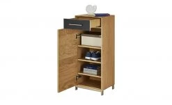 Woodford Mehrzweckschrank Vista | Eiche / Balkeneiche / Anthrazit links -Komm Store 12362478 5 202103242233