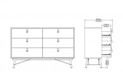 Kommode Rye | Weiß 150|cm -Komm Store 13100446 11 202110281301