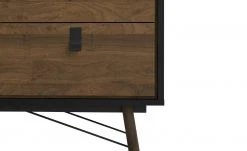 Kommode Rye | Walnuss (Nachbildung) / Schwarz 102|cm -Komm Store 13100447 10 202110281301