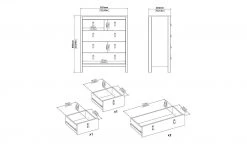 Kommode Madron | Weiß -Komm Store 13100455 6 202111192234