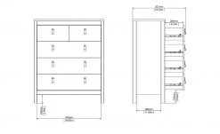 Kommode Madron | Weiß -Komm Store 13100455 7 202111192234