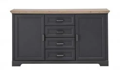 Kommode Varese | Graphit (Grau)/ Asteiche (Nachbildung) -Komm Store 13101309 1 202206011100