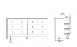 Kommode Madron | Weiß -Komm Store 13101345 2 202205172231