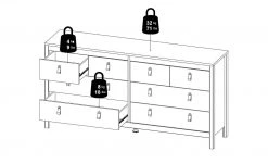 Kommode Madron | Schwarz -Komm Store 13101346 16 202205172231