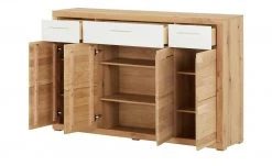 smart Highboard Oslo | Wildeiche (Nachbildung) / Weiß -Komm Store 13203088 6 202102022238