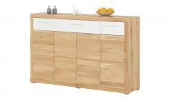 smart Highboard Oslo | Wildeiche (Nachbildung) / Weiß -Komm Store 13203088 9 202102022238