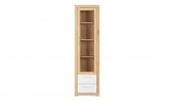 smart Vitrine Oslo | Kernbuche (Nachbildung) / Kernbuche / Weiß -Komm Store 13203090 3 202006091056