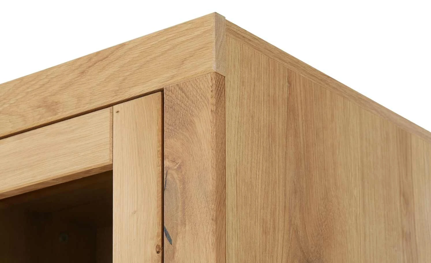 smart Vitrine Oslo | Wildeiche (Nachbildung) / Wildeiche / Weiß 9 smart Vitrine Oslo | Wildeiche (Nachbildung) / Wildeiche / Weiß – Bild 9