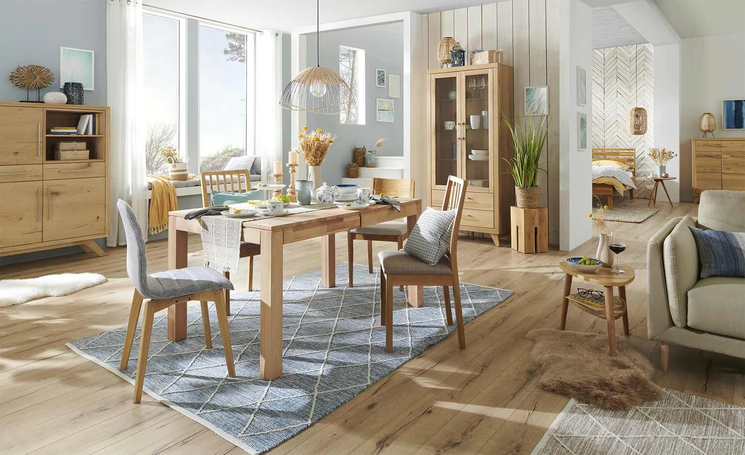 smart Vitrine Oslo | Wildeiche (Nachbildung) / Wildeiche 1 smart Vitrine Oslo | Wildeiche (Nachbildung) / Wildeiche