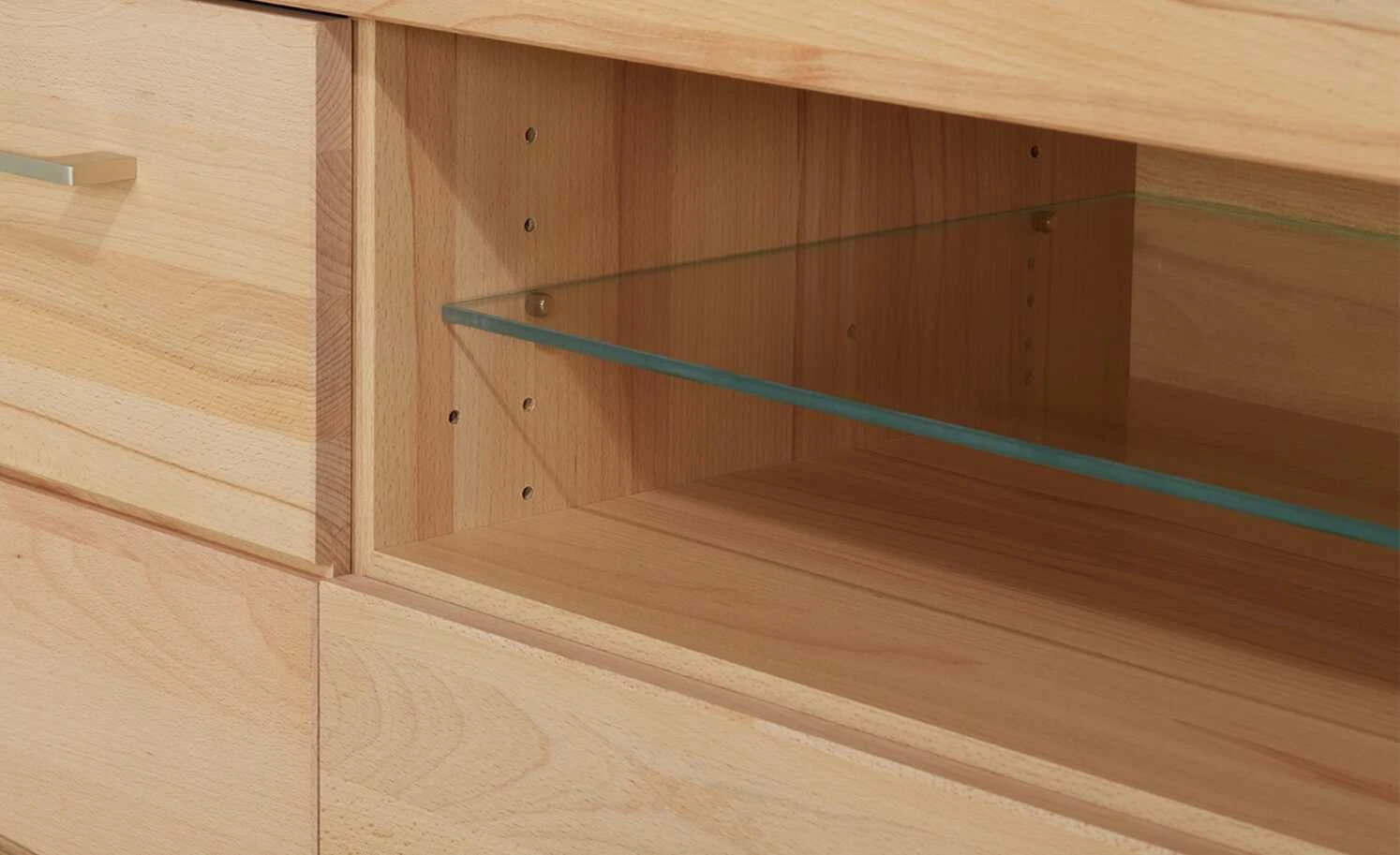 smart Lowboard Oslo | Kernbuche (Nachbildung) / Kernbuche 4 smart Lowboard Oslo | Kernbuche (Nachbildung) / Kernbuche – Bild 4