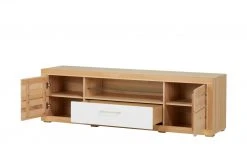 smart Lowboard Oslo | Kernbuche (Nachbildung) / Kernbuche / Weiß -Komm Store 13203108 10 202006180919