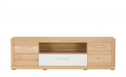 smart Lowboard Oslo | Kernbuche (Nachbildung) / Kernbuche / Weiß -Komm Store 13203108 16 202102081235