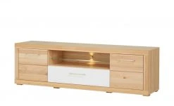 smart Lowboard Oslo | Kernbuche (Nachbildung) / Kernbuche / Weiß -Komm Store 13203108 9 202006180919