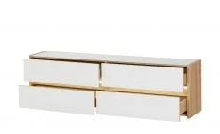 Lowboard Vetros | Asteiche (Nachbildung) / Weiß -Komm Store 13204274 22 202102151238