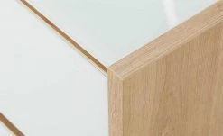 Lowboard Vetros | Asteiche (Nachbildung) / Weiß -Komm Store 13204274 9 202102151238