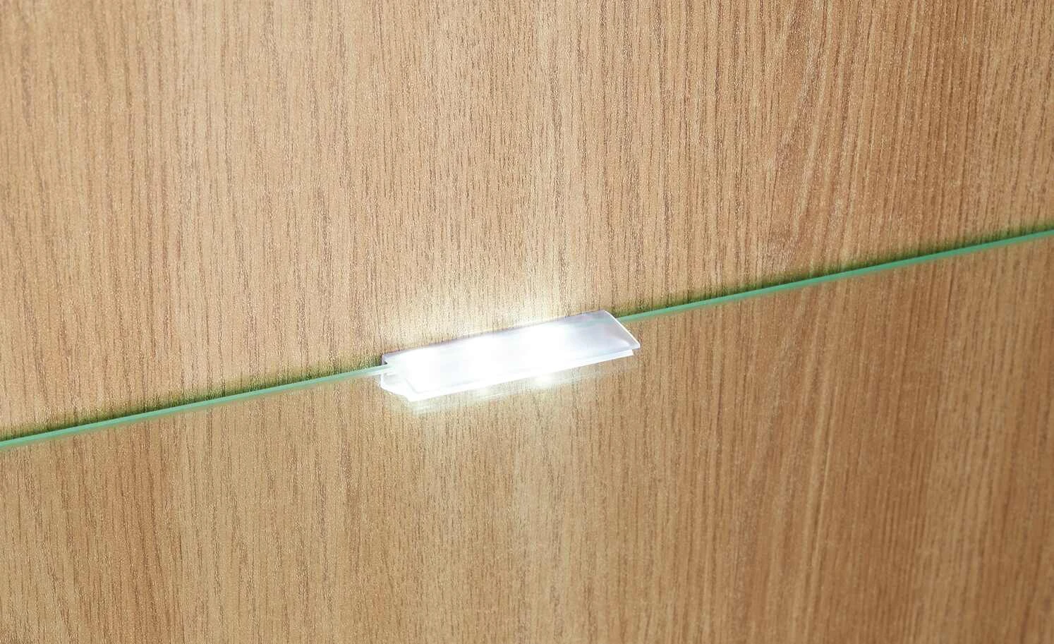 Vitrine Fiesta | Asteiche (Nachbildung) / Grau 3 Vitrine Fiesta | Asteiche (Nachbildung) / Grau – Bild 3