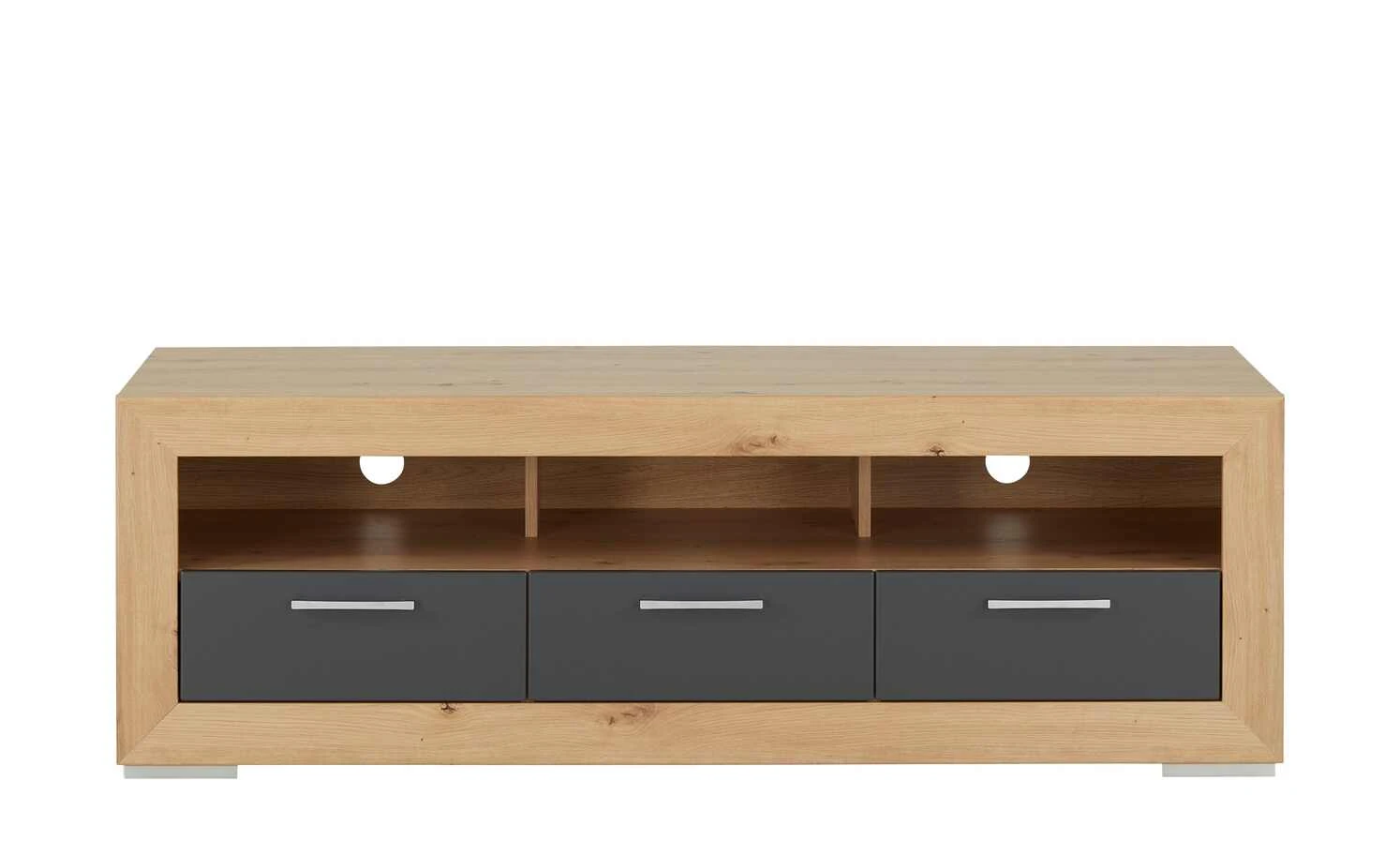 TV-Lowboard Fiesta | Asteiche (Nachbildung) / Grau 12 TV-Lowboard Fiesta | Asteiche (Nachbildung) / Grau – Bild 12