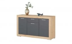 Sideboard Fiesta | Asteiche (Nachbildung) / Grau -Komm Store 13205964 8 202202171235