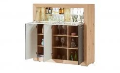 Barschrank Fiesta | Asteiche (Nachbildung) / Grau -Komm Store 13205965 15 202209202232
