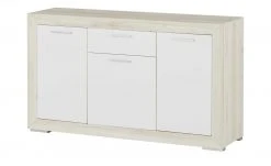 Sideboard Fiesta | Eiche hell (Nachbildung) / Weiß