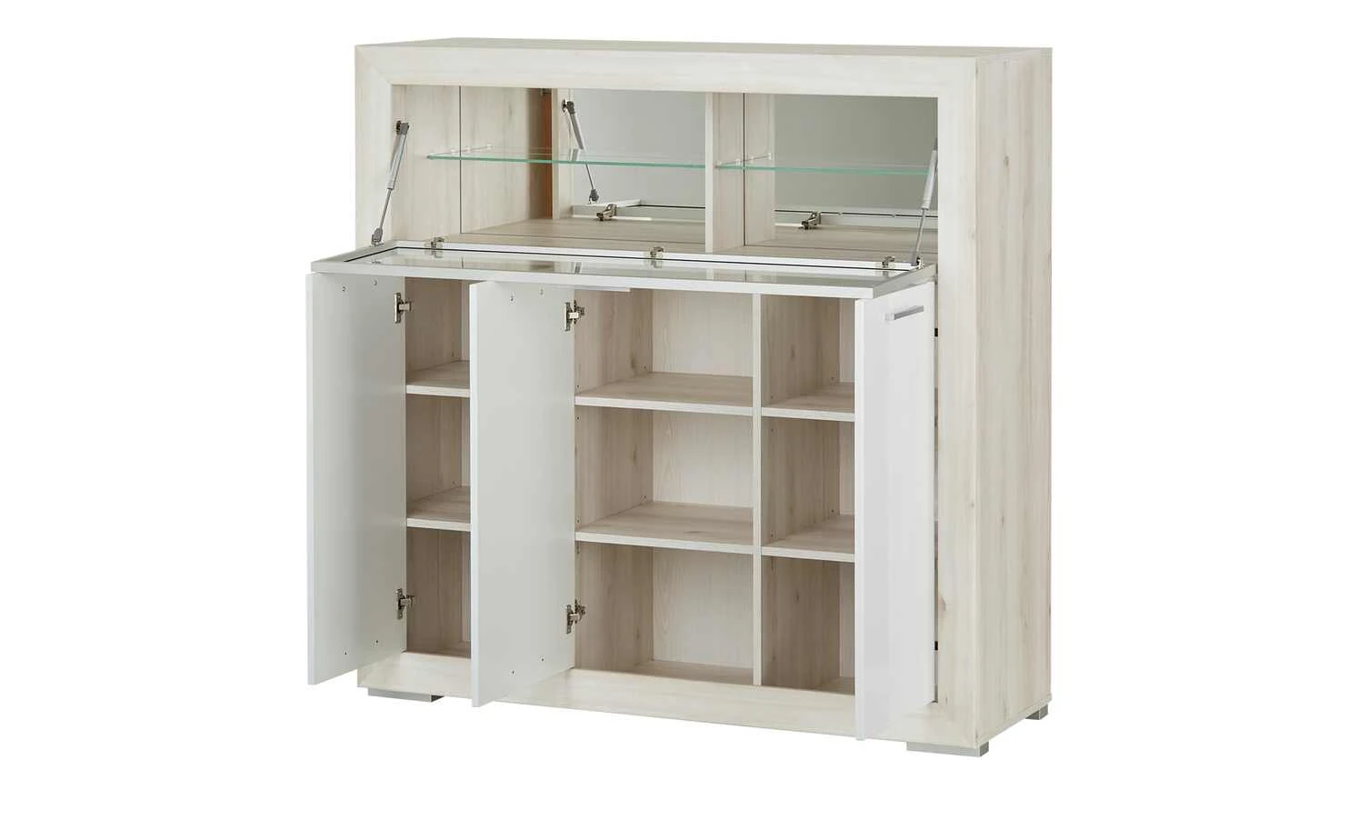 Barschrank Fiesta | Eiche hell (Nachbildung) / Weiß 13 Barschrank Fiesta | Eiche hell (Nachbildung) / Weiß – Bild 13