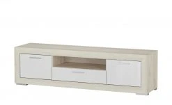 Lowboard Fiesta | Eiche hell (Nachbildung) / Weiß