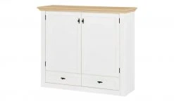 maison bleue TV-Schrank Petit Chalet | Weiß / Asteiche