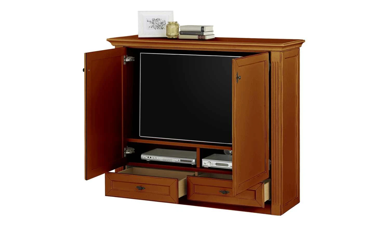 maison bleue TV-Schrank Petit Chalet | Cognac Antik (Braun) 3 maison bleue TV-Schrank Petit Chalet | Cognac Antik (Braun) – Bild 3