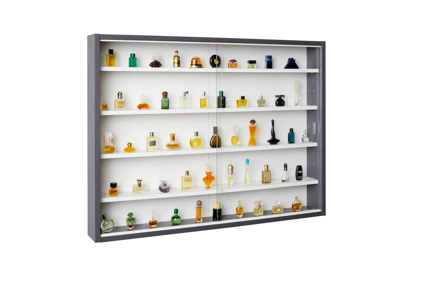 Sammler-Vitrine Collecty | Grau 2 Sammler-Vitrine Collecty | Grau – Bild 2
