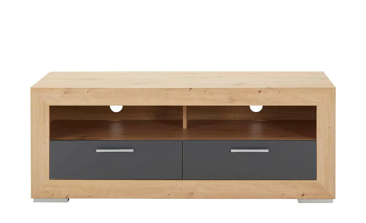 Lowboard Fiesta | Asteiche (Nachbildung) / Grau 11 Lowboard Fiesta | Asteiche (Nachbildung) / Grau – Bild 11