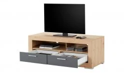 Lowboard Fiesta | Asteiche (Nachbildung) / Grau 13 Lowboard Fiesta | Asteiche (Nachbildung) / Grau -Komm Store 13206546 2 202206241234