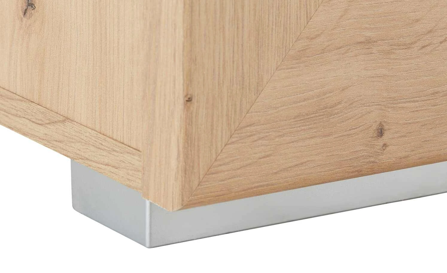 Lowboard Fiesta | Asteiche (Nachbildung) / Grau 5 Lowboard Fiesta | Asteiche (Nachbildung) / Grau – Bild 5