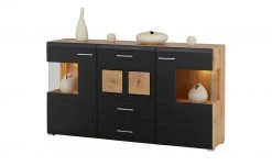 Sideboard Cortina | Eiche Altholz (Nachbildung ) / Schwarz -Komm Store 13207048 26 202209212234