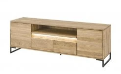 Westerburg Lowboard massiv Texas | Wildeiche Bianco