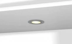 maison bleue Highboard Petit Chalet | Weiß mit Glasboden -Komm Store 13230154 13 202207111247