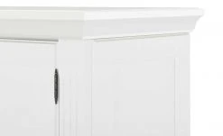 maison bleue Highboard Petit Chalet | Weiß mit Glasboden -Komm Store 13230154 14 202207111247