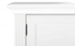 maison bleue Highboard Petit Chalet | Weiß mit Glasboden -Komm Store 13230154 15 202207111247