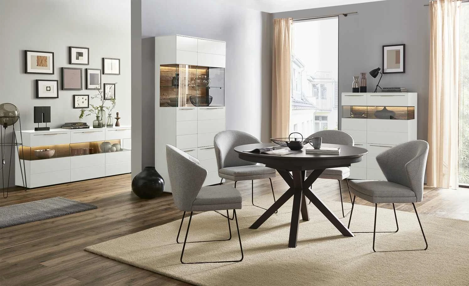 Berger & Rath Sideboard Claro | Weiß-Creme 1 Berger & Rath Sideboard Claro | Weiß-Creme