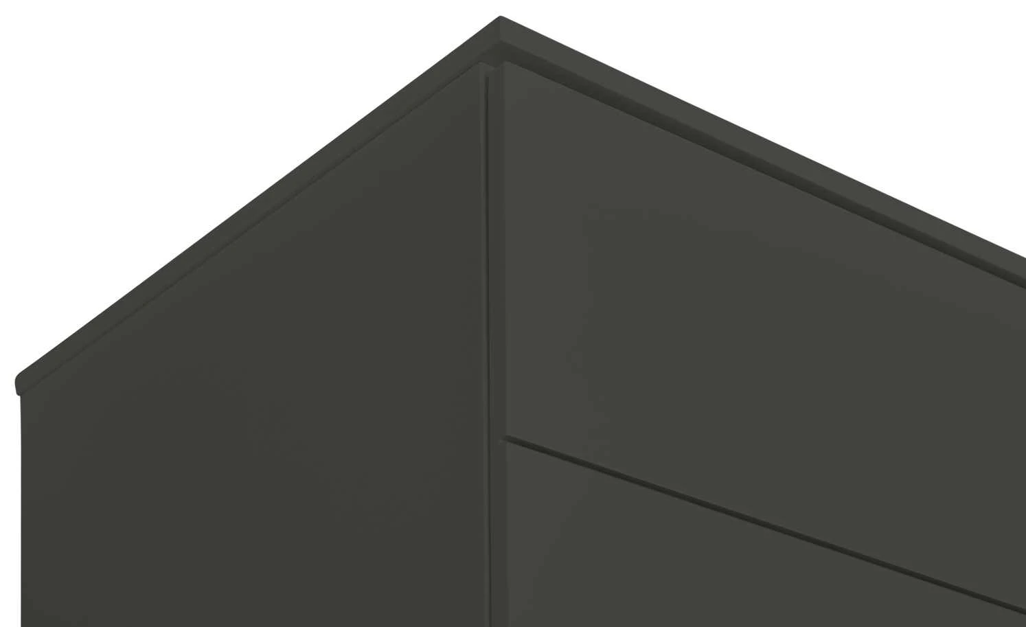 Berger & Rath Vitrine Claro | Anthrazit links Sichtbare Rückwand gesandstrahlt 3 Berger & Rath Vitrine Claro | Anthrazit links Sichtbare Rückwand gesandstrahlt – Bild 3