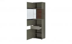 Berger & Rath Vitrine Claro | Londra (Hellgrau) links Sichtbare Rückwand glatt -Komm Store 13230875 3 202103042233